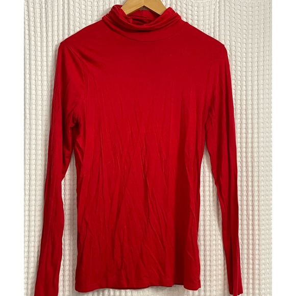 Red Turtleneck | Ellen Tracy | Size M - Picture 1 of 4